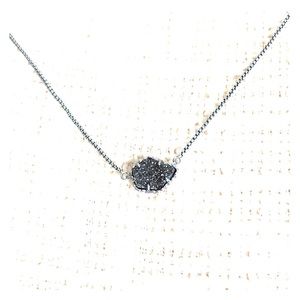 Kendra Scott Tress necklace in platinum drusy